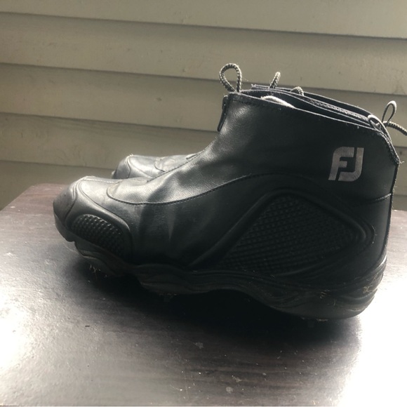 Footjoy Hydrolite 50018 20A Men’s Black Leather Spiked Golf Boots Size 7.5M - Picture 11 of 11